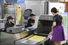 文明你我他，車站行李過安檢機為大家